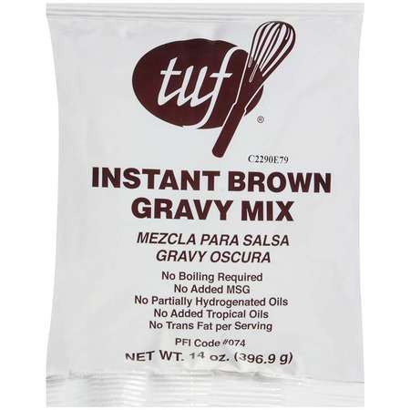 FOOTHILL FARMS Instant Add Water Brown Gravy Mix 14 oz., PK8 074T-T0700